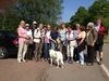 Die Wandergruppe beim Start