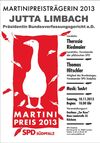 Der SPD Südpfalz verleiht Martinipreis 2013 an Prof. Dr. Jutta Limbach