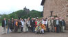 Gruppenfoto vor der Burgruine Fleckenstein (Elsaß) 